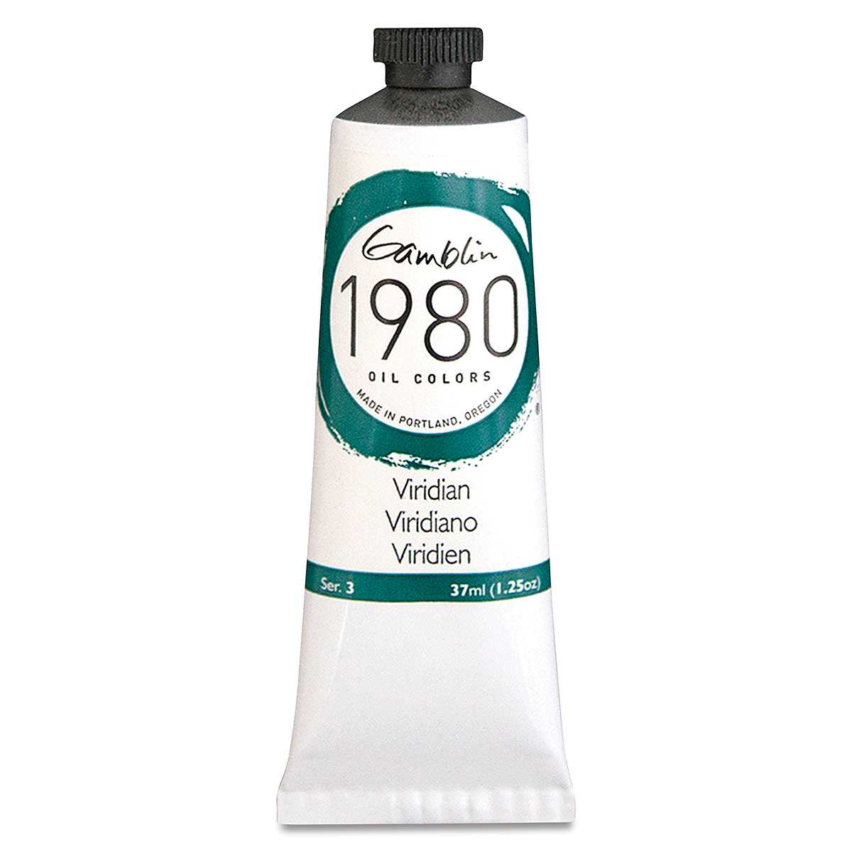 Gamblin 1980 Oils - Viridian, 37 ml tube
