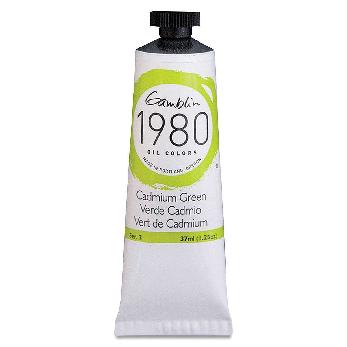 Gamblin 1980 Oils - Cadmium Green, 37 ml tube