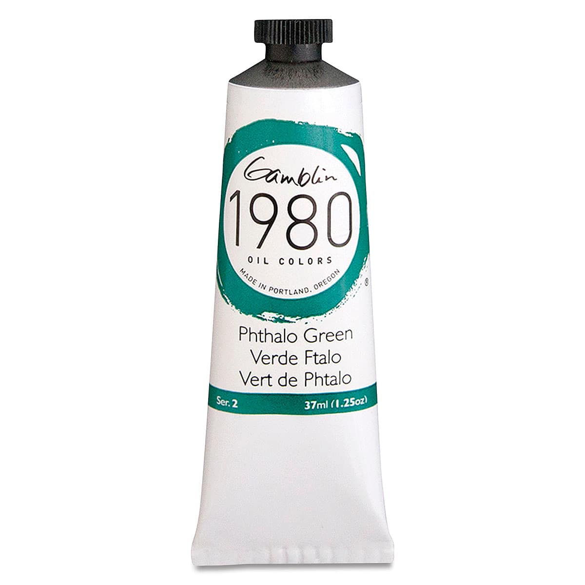 Gamblin 1980 Oils - Phthalo Green, 37 ml tube