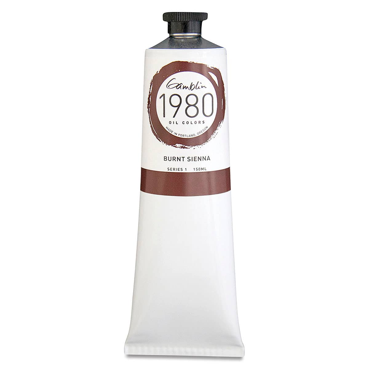 Gamblin 1980 Oils - Burnt Sienna, 150 ml tube