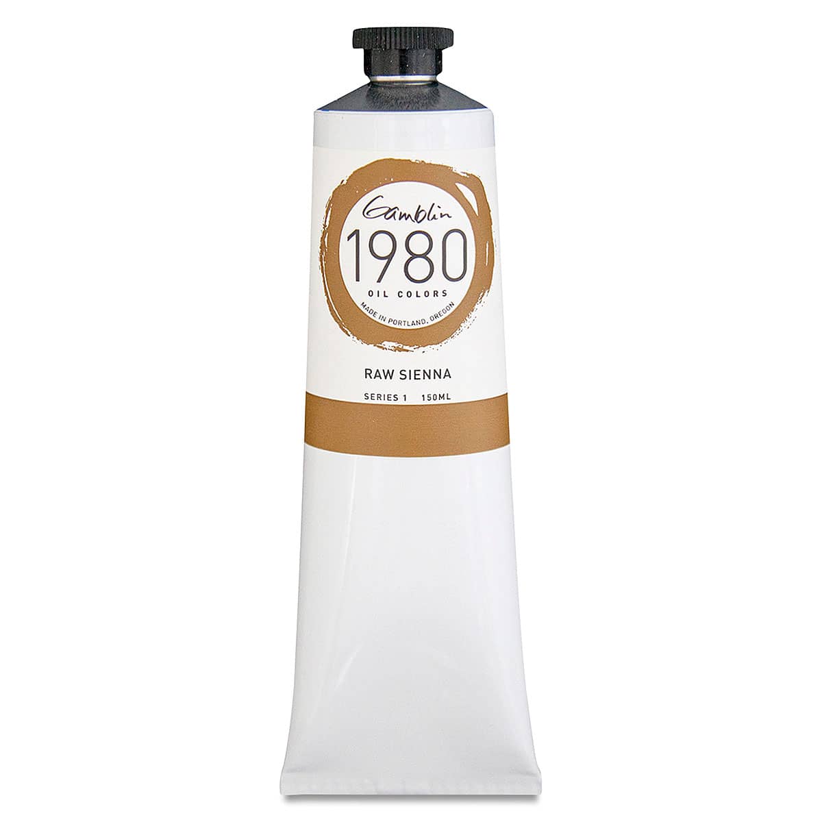 Gamblin 1980 Oils - Raw Sienna, 150 ml tube