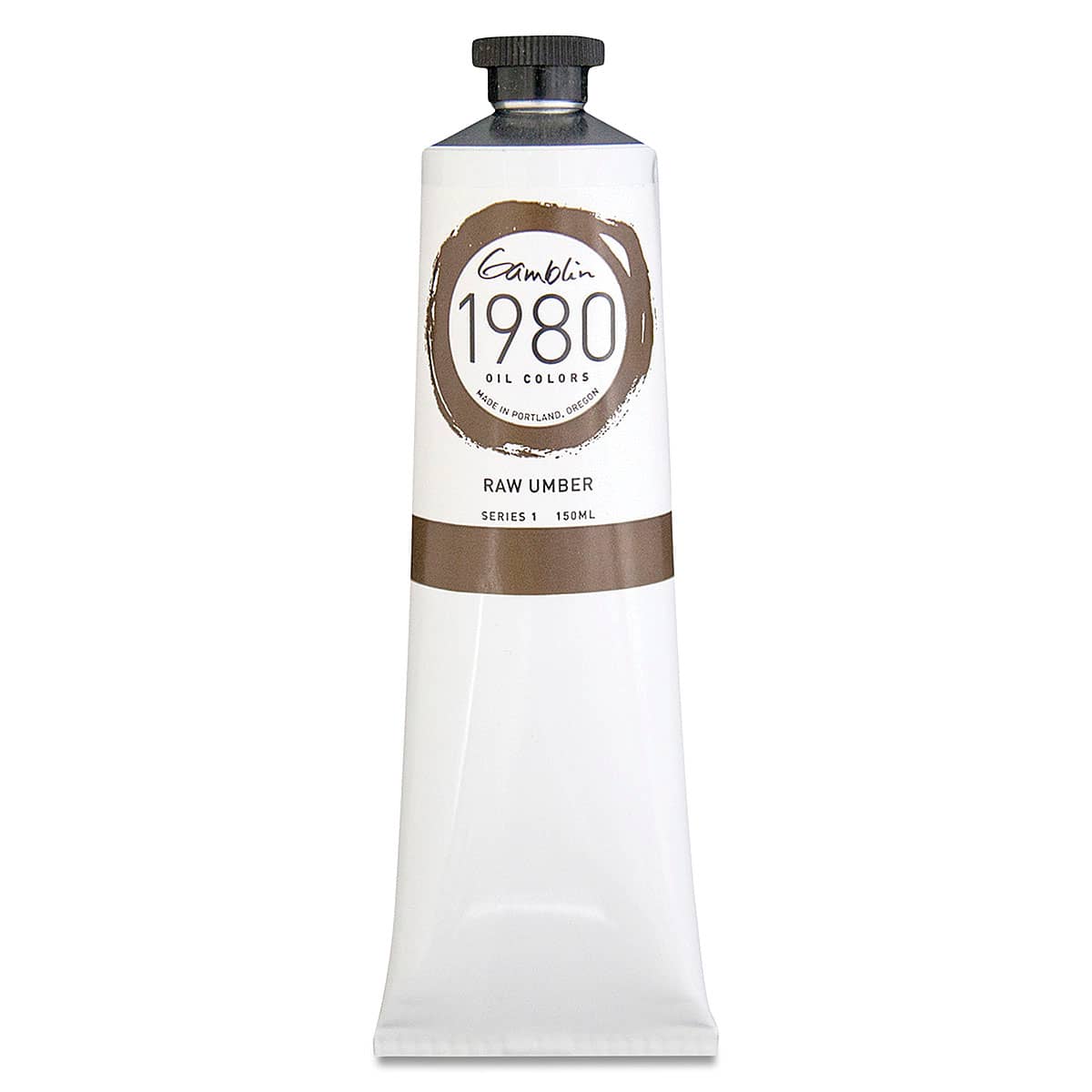 Gamblin 1980 Oils - Raw Umber, 150 ml tube