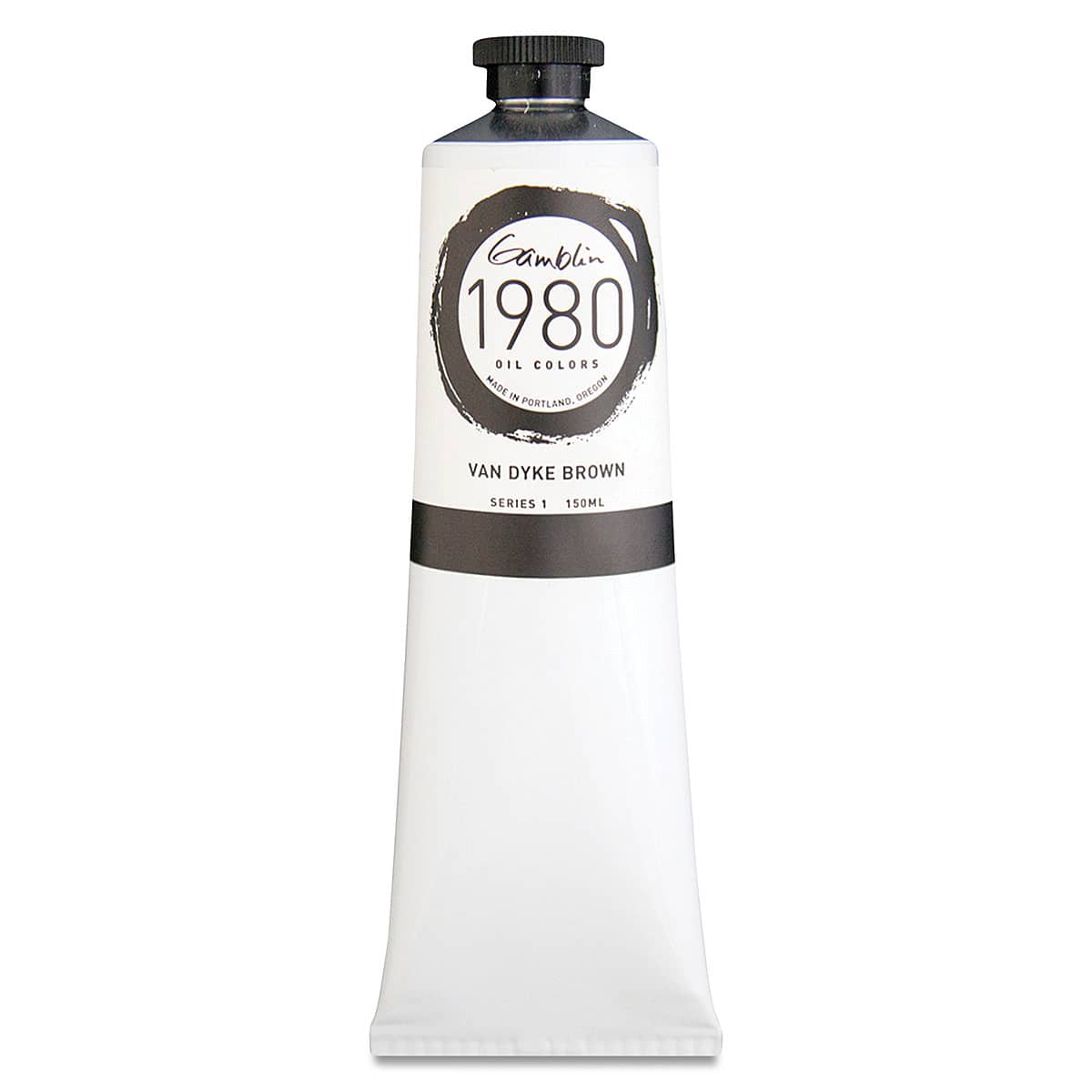 Gamblin 1980 Oils - Van Dyke Brown, 150 ml tube