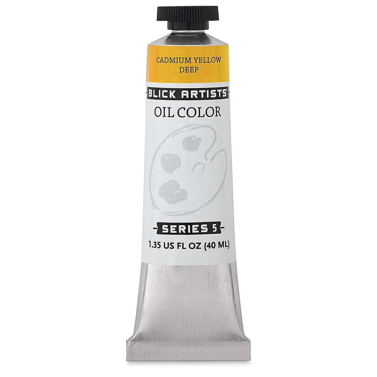 Blick Artists' Oil Color - Cadmium Yellow Deep, 40 ml tube