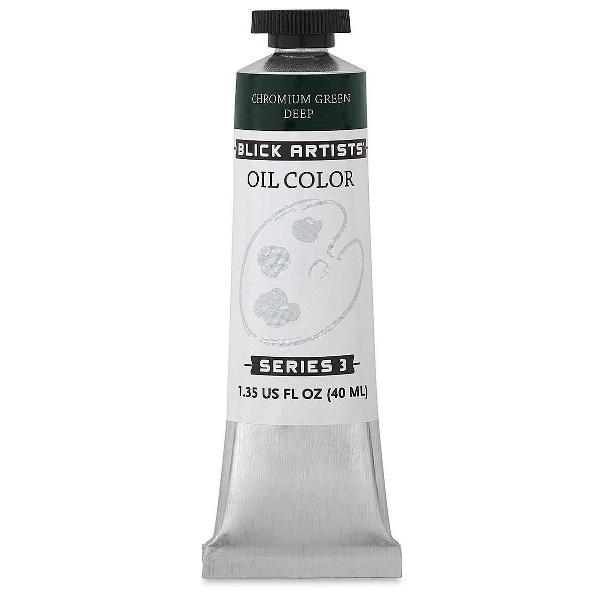Blick Artists' Oil Color - Chromium Green Deep, 40 ml tube