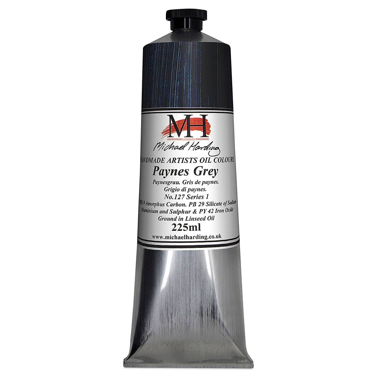 Michael Harding Artists Oil Color - Paynes Grey, 225 ml tube