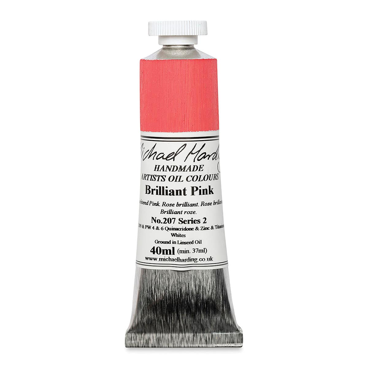 Michael Harding Artists Oil Color - Brilliant Pink, 40 ml tube