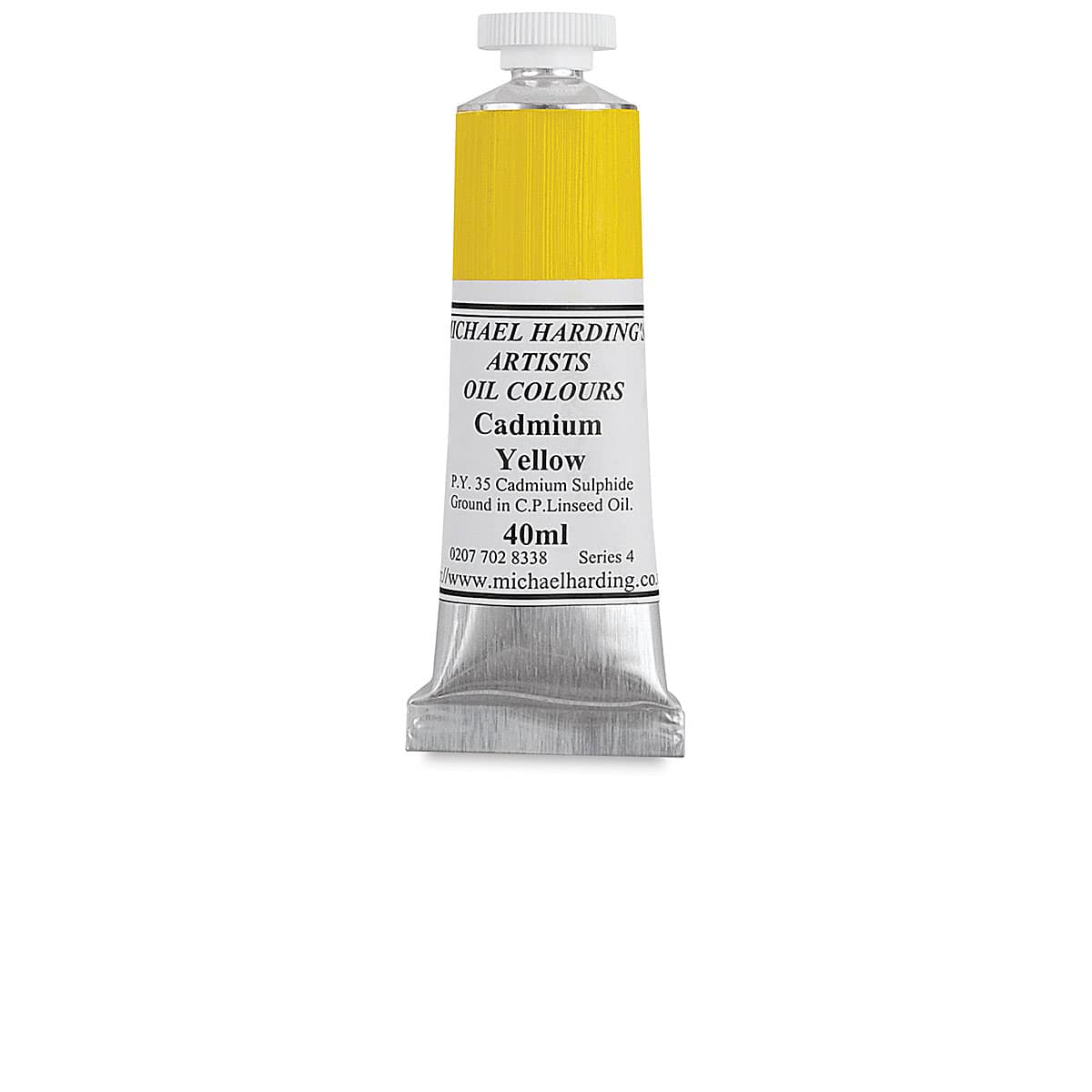 Michael Harding Artists Oil Color - Cadmium Yellow, 40 ml tube