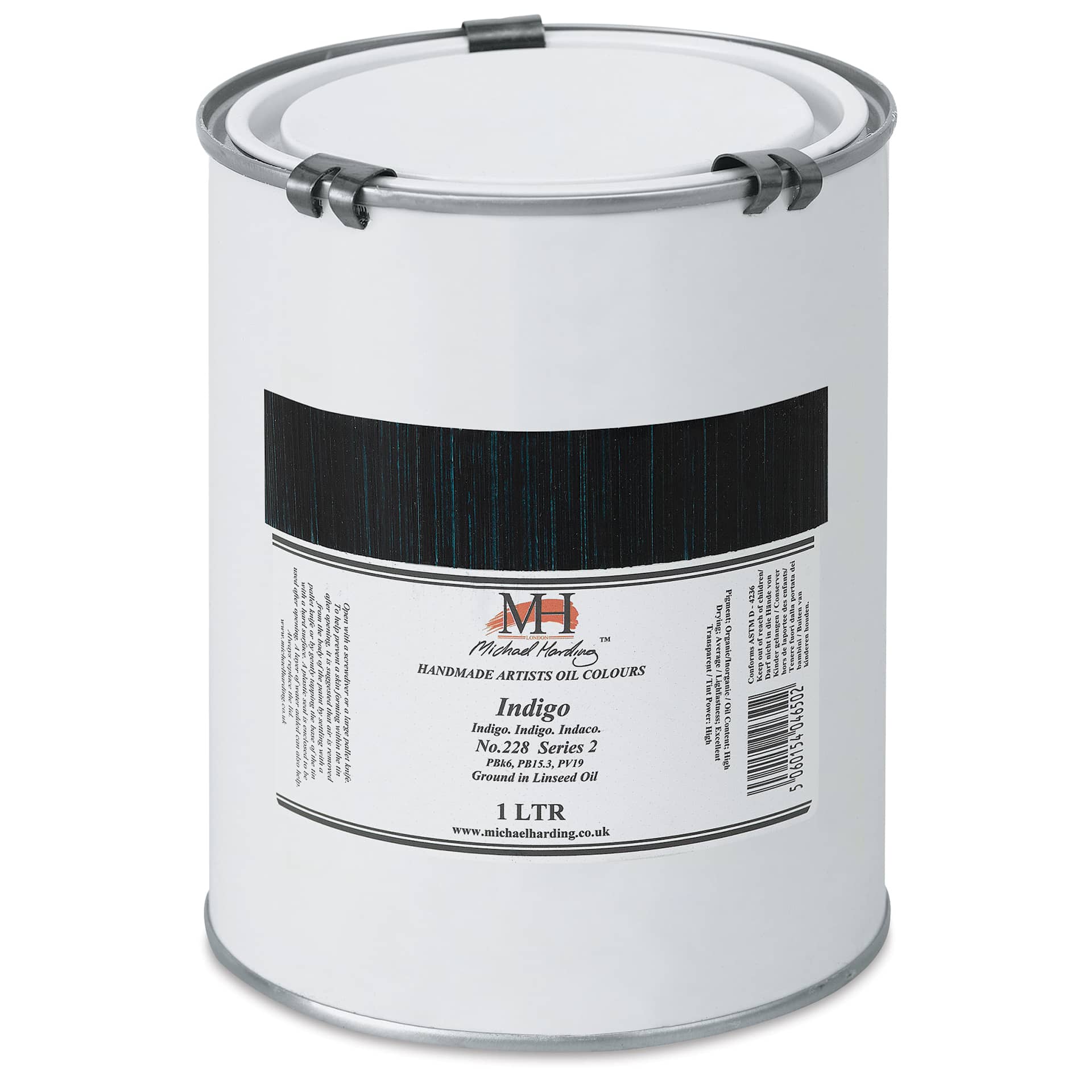 Michael Harding Artists Oil Color - Indigo, 1 Liter