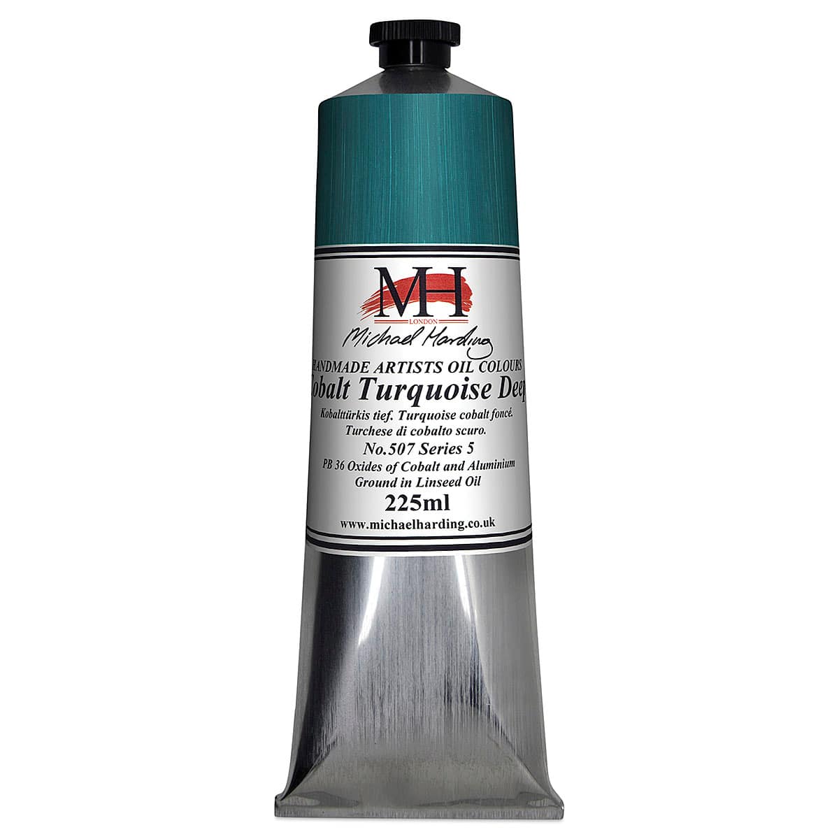 Michael Harding Artists Oil Color - Cobalt Turquoise Deep, 225 ml tube