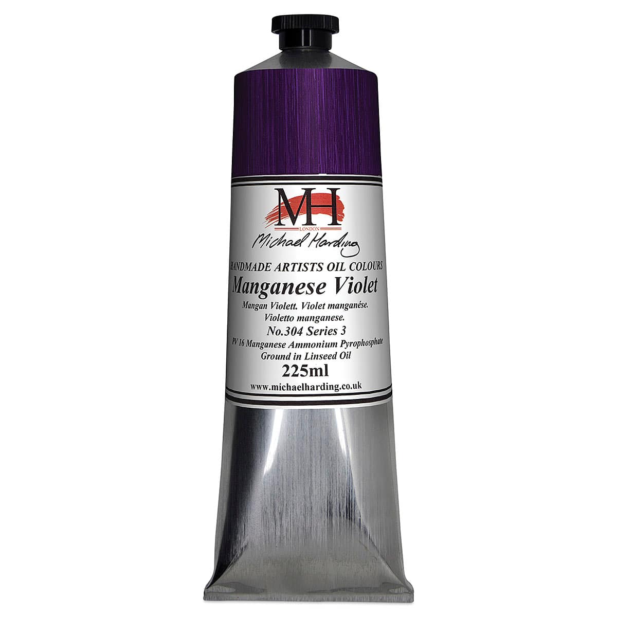 Michael Harding Artists Oil Color - Manganese Violet, 225 ml tube
