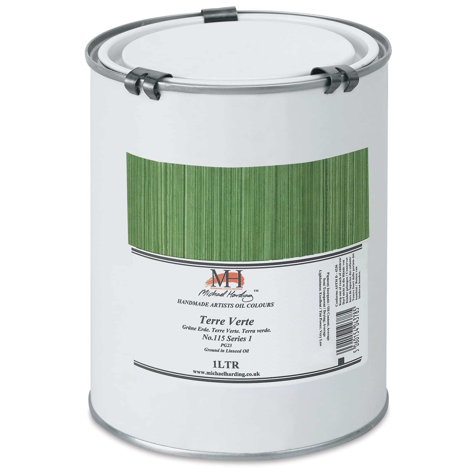 Michael Harding Artists Oil Color - Terre Verte, 1 Liter