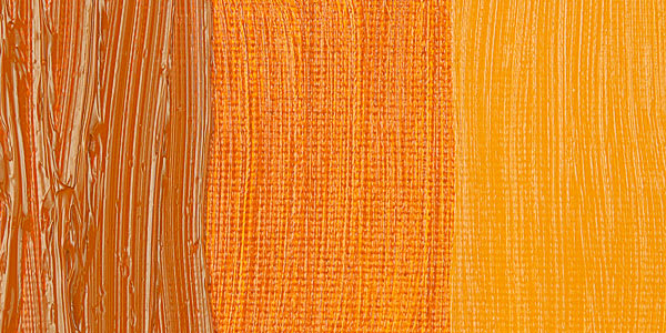 Michael Harding Artists Oil Paint - Indian Yellow Red Shade swatch