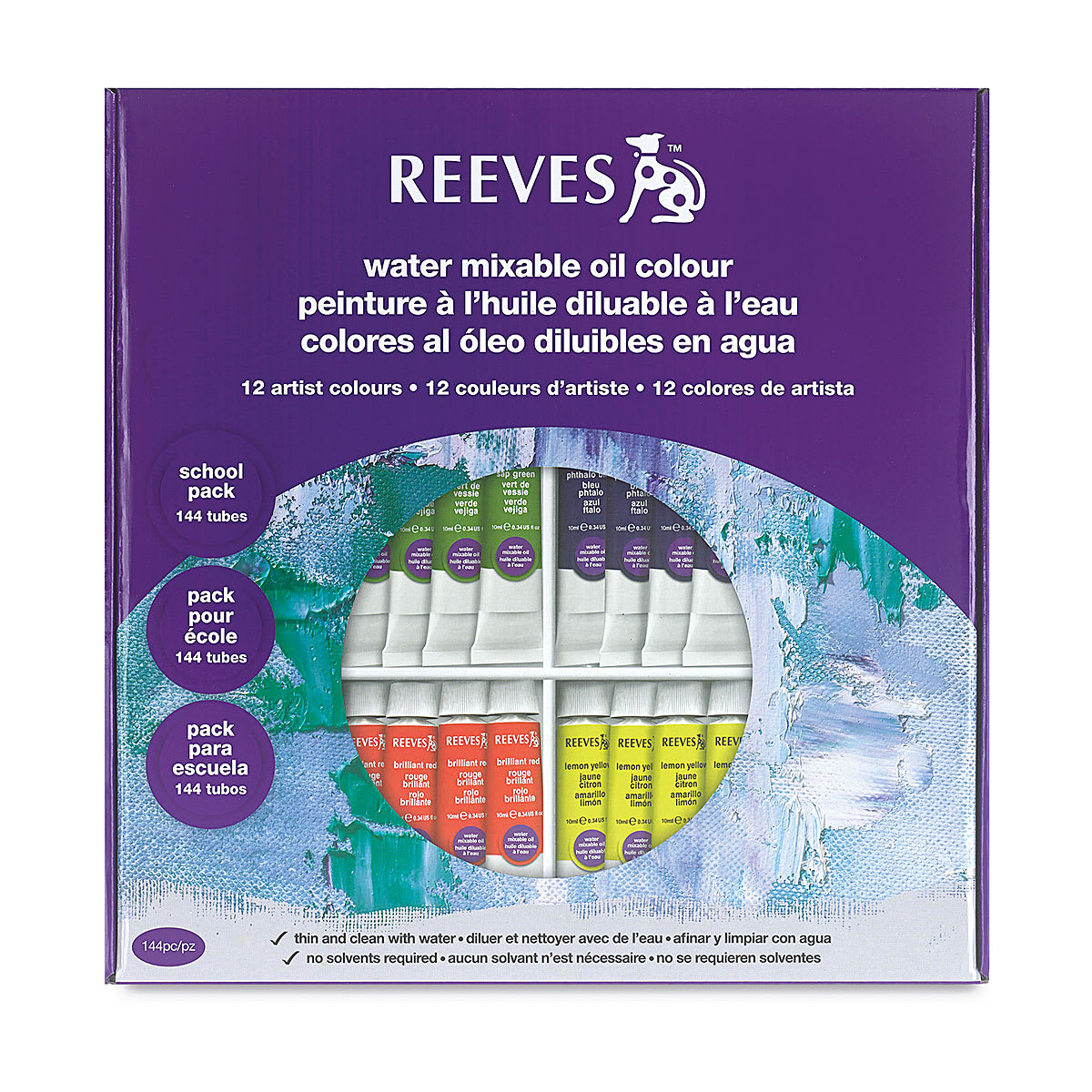 Watercolor Class Pack, Set of 144 Tubes