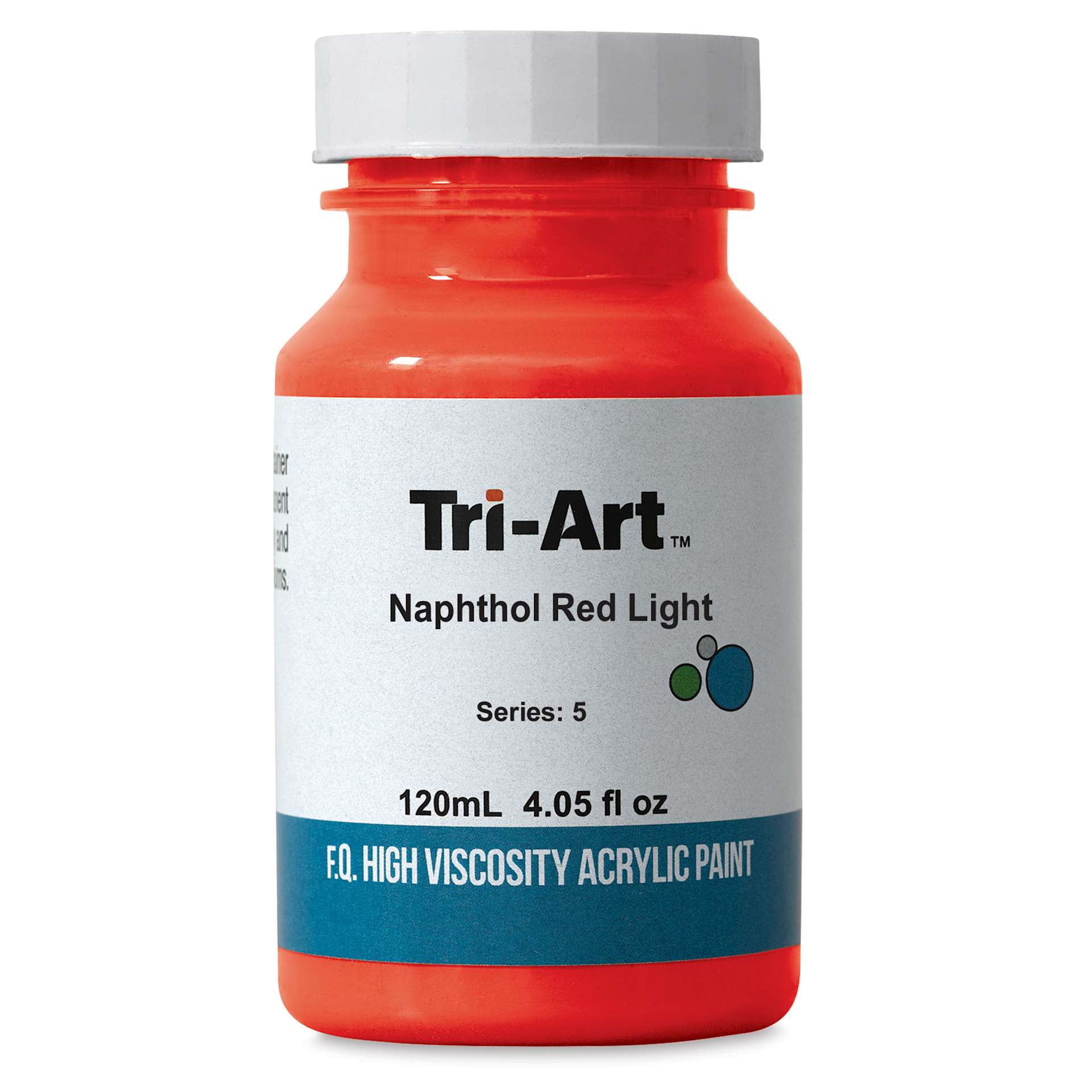 Tri-Art High Viscosity Artist Acrylic - Naphthol Red Light, 120 ml jar