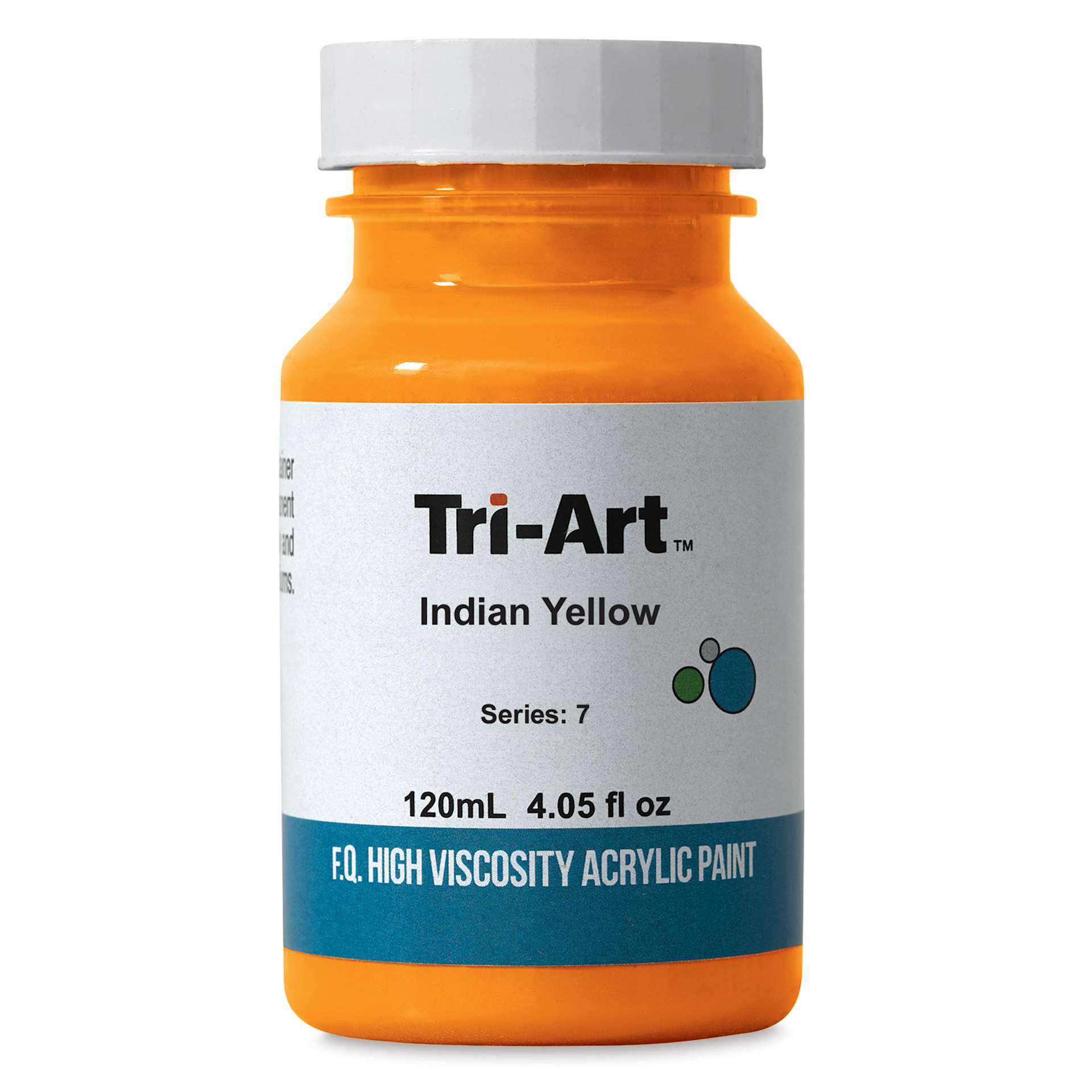 Tri-Art High Viscosity Artist Acrylic - Indian Yellow, 120 ml jar