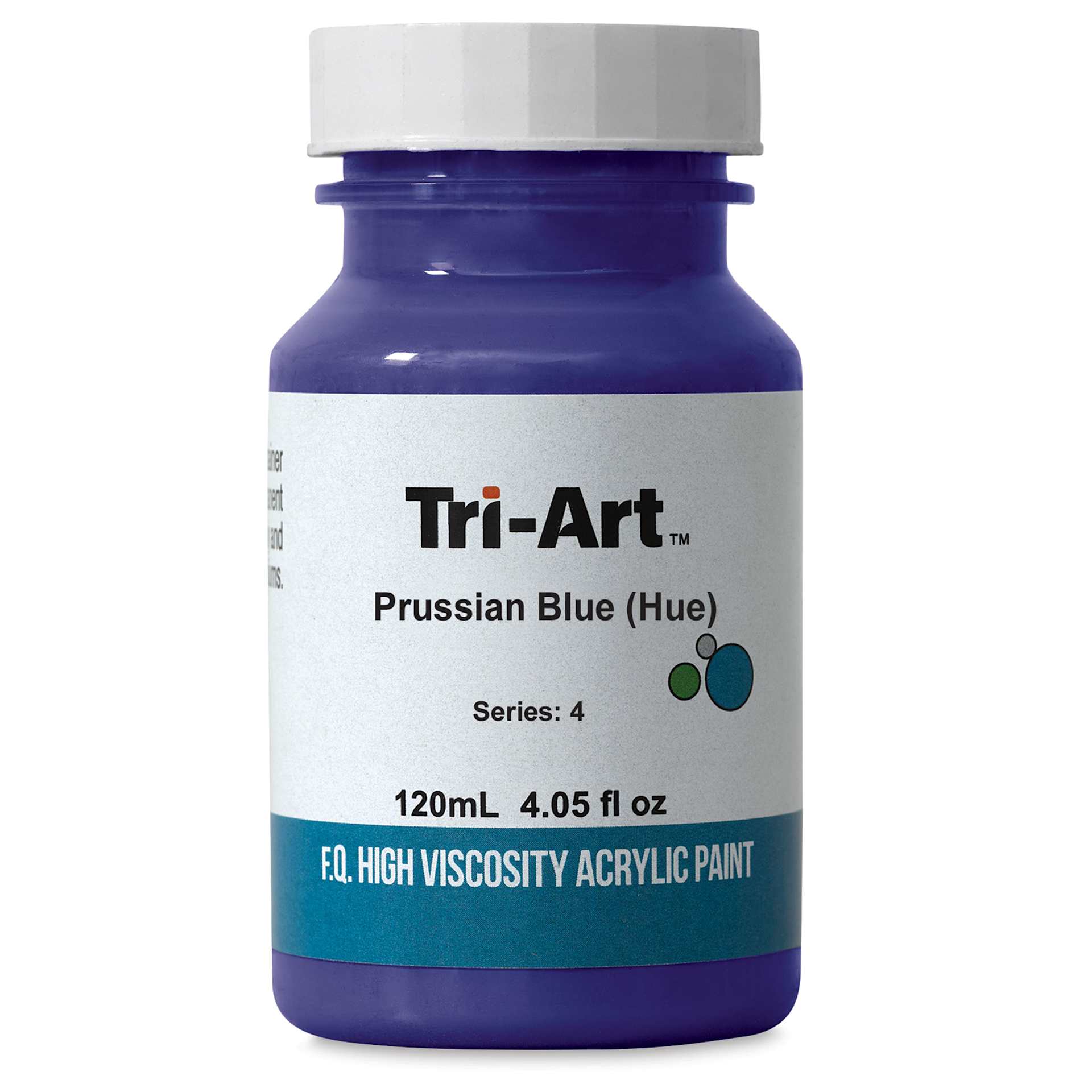 Tri-Art High Viscosity Artist Acrylic - Prussian Blue Hue, 120 ml jar