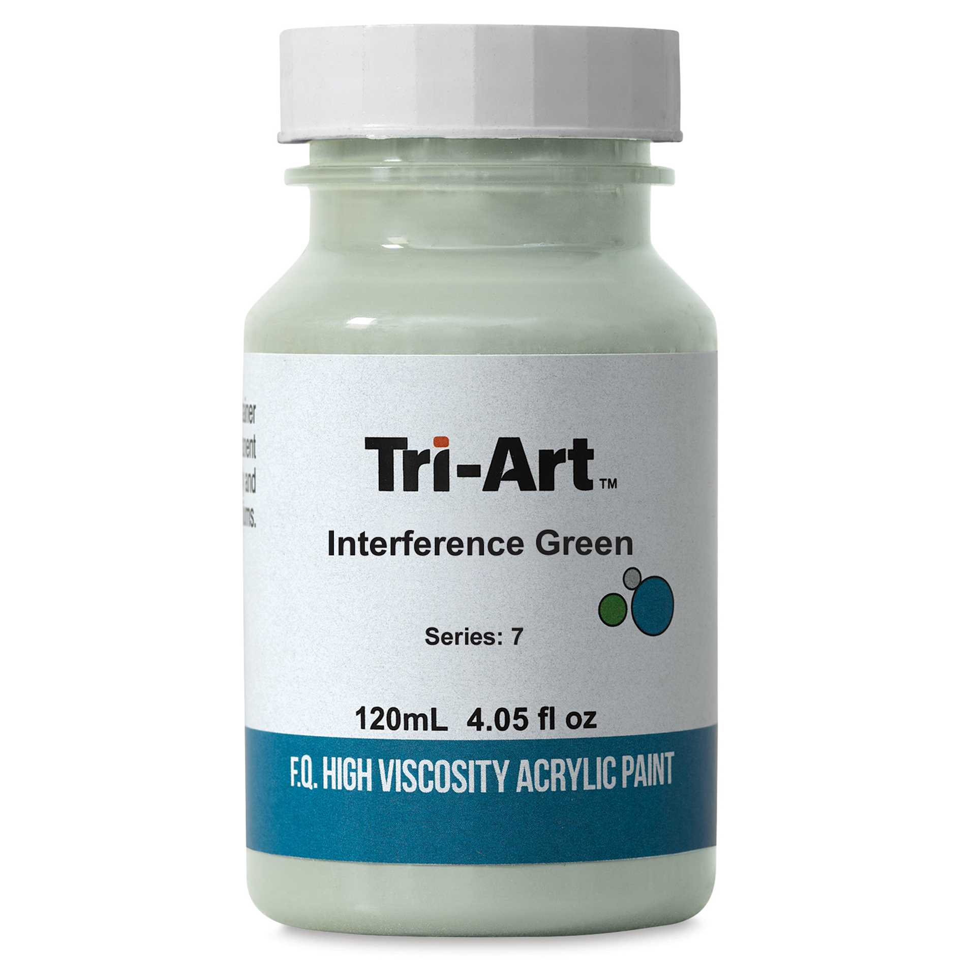 Tri-Art High Viscosity Artist Acrylic - Interference Green, 120 ml