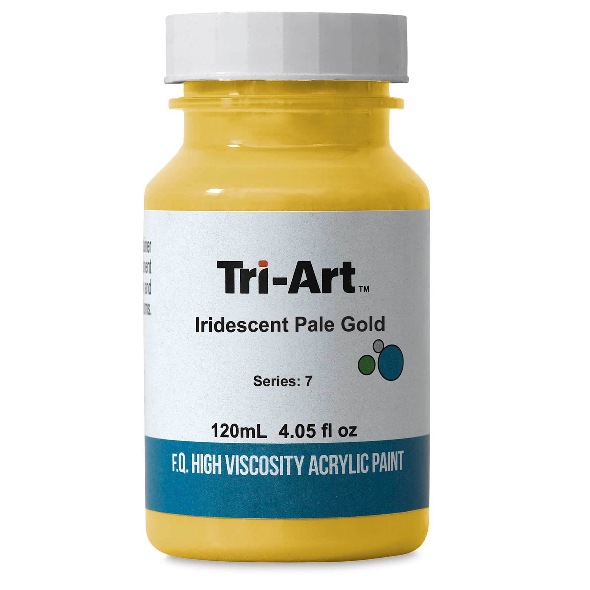Tri-Art High Viscosity Artist Acrylic - Iridescent Pale Gold, 120 ml