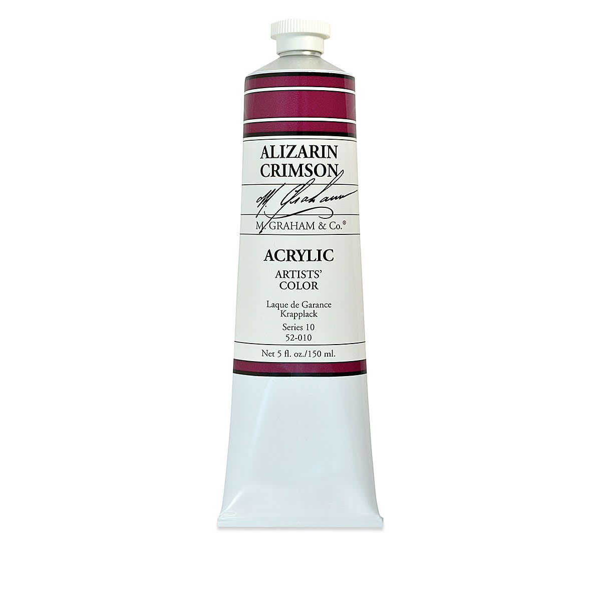 M. Graham Artists' Acrylics - Alizarin Crimson, 5 oz Tube