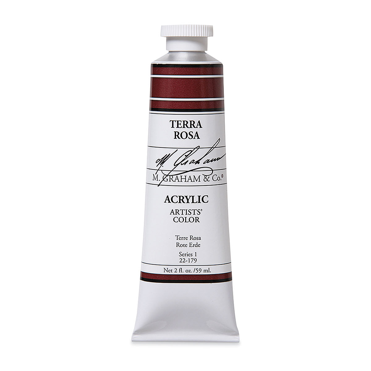 M. Graham Artists' Acrylics - Terra Rosa, 2 oz tube
