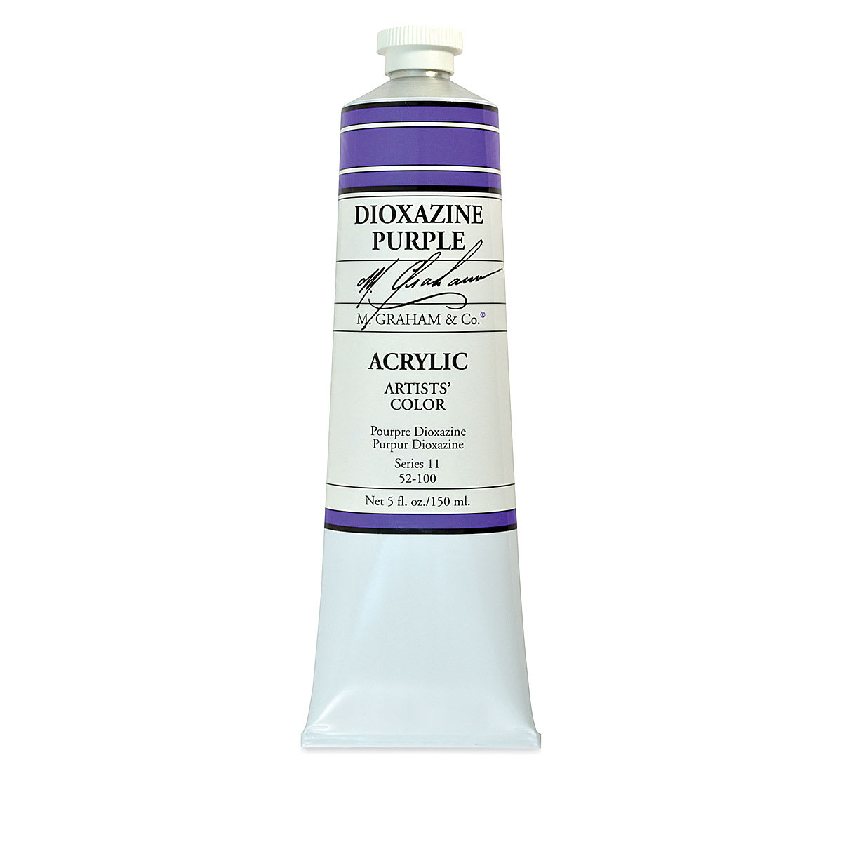 M. Graham Artists' Acrylics - Dioxazine Purple, 5 oz Tube