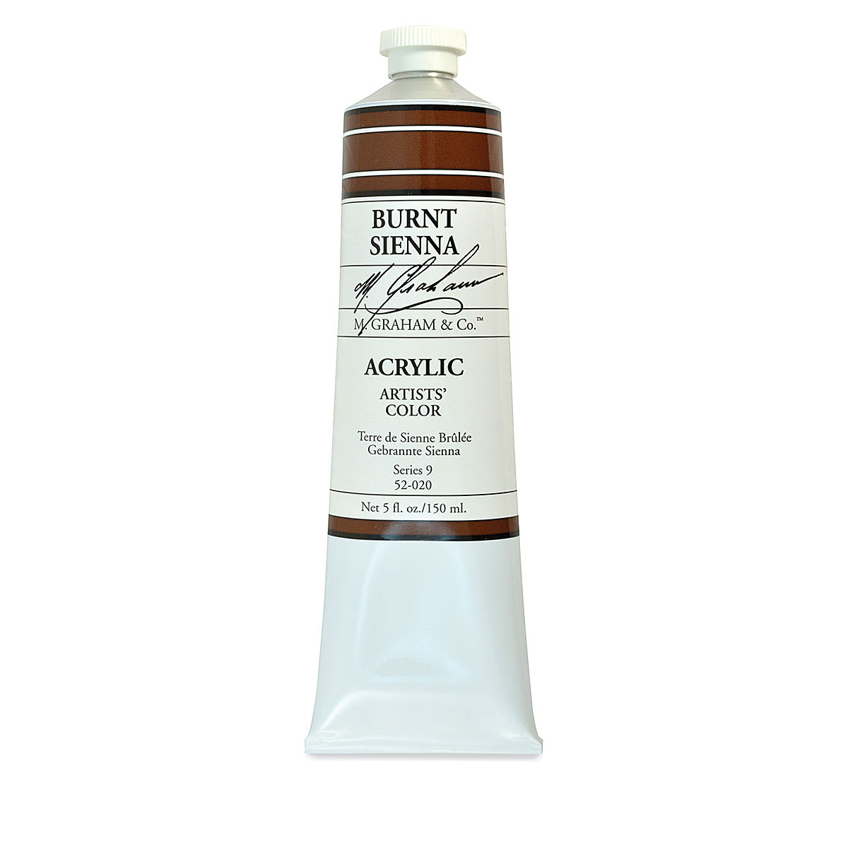 M. Graham Artists' Acrylics - Burnt Sienna, 5 oz Tube