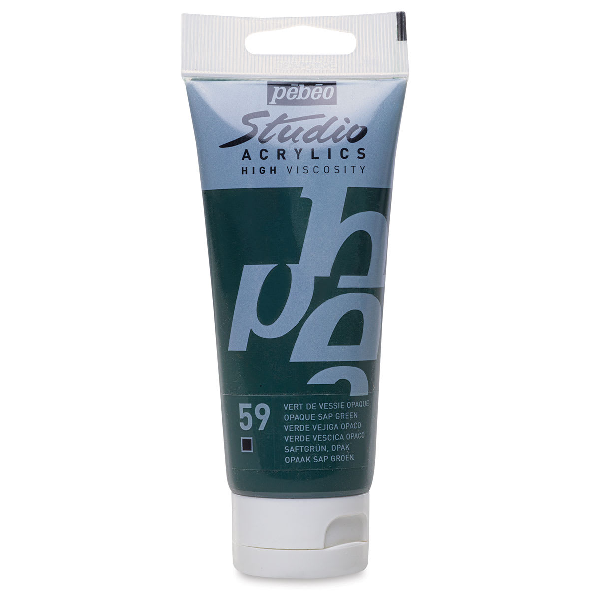 Pebeo High Viscosity Acrylics - Opaque Sap Green, 100 ml tube