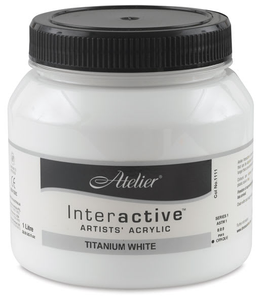 Chroma Atelier Interactive Artists' Acrylics - Jar, Liter