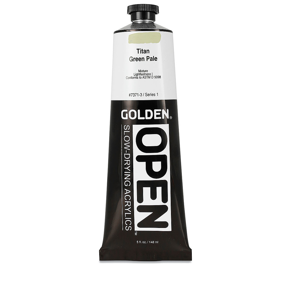 Golden Open Acrylics - Titan Green Pale, 5 oz Tube