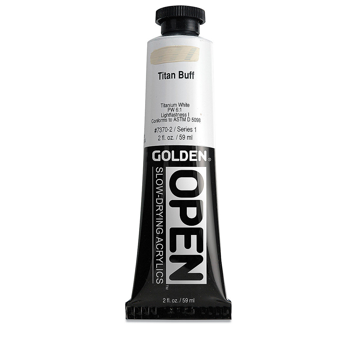 Golden Open Acrylics - Titan Buff, 2 oz Tube