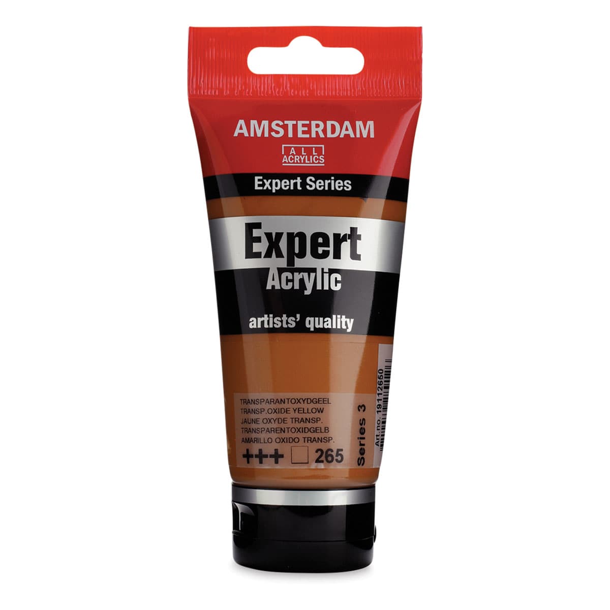 Amsterdam Expert Series Acrylics - Transparent Oxide Yellow, 75 ml tube