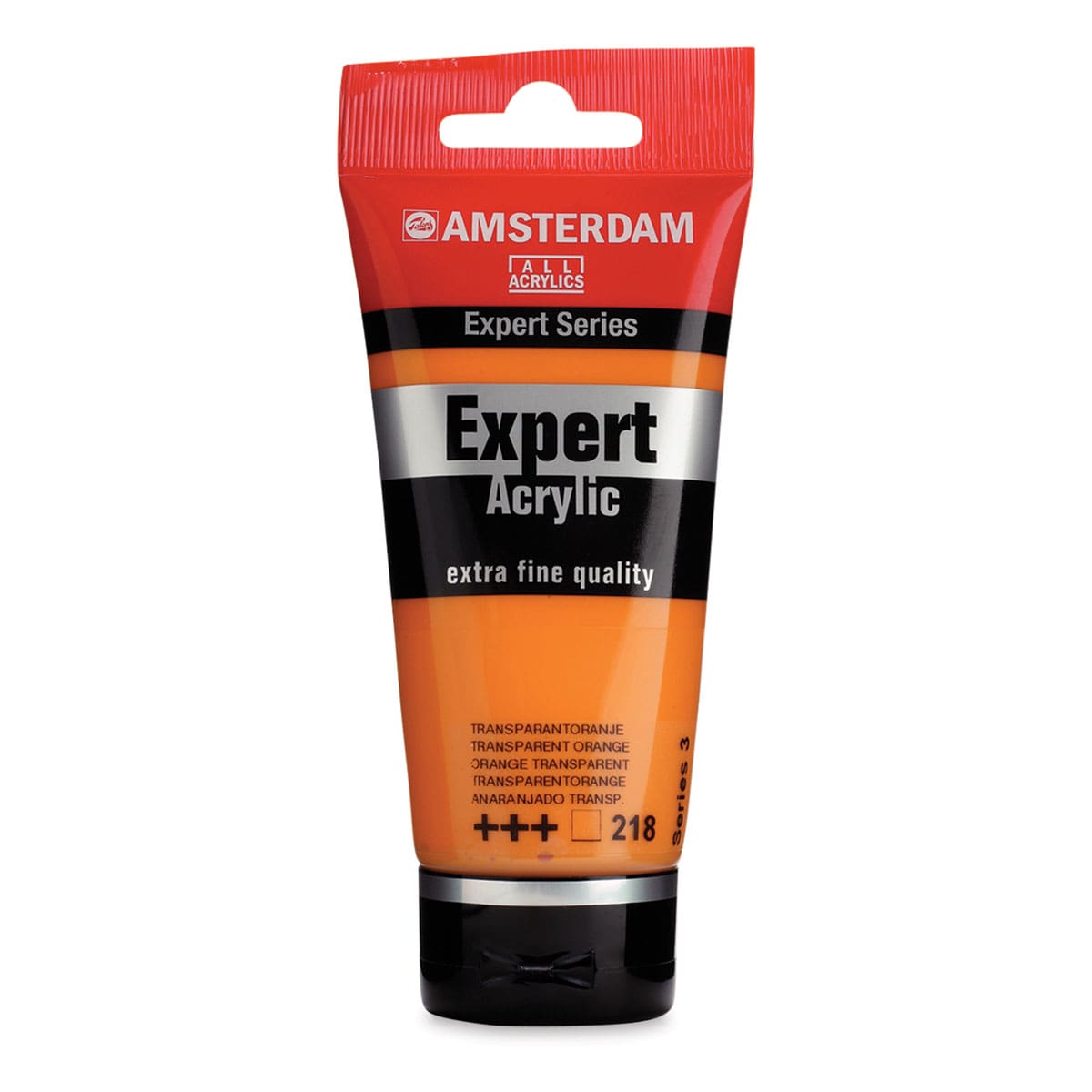 Amsterdam Expert Series Acrylics - Transparent Orange, 75 ml tube