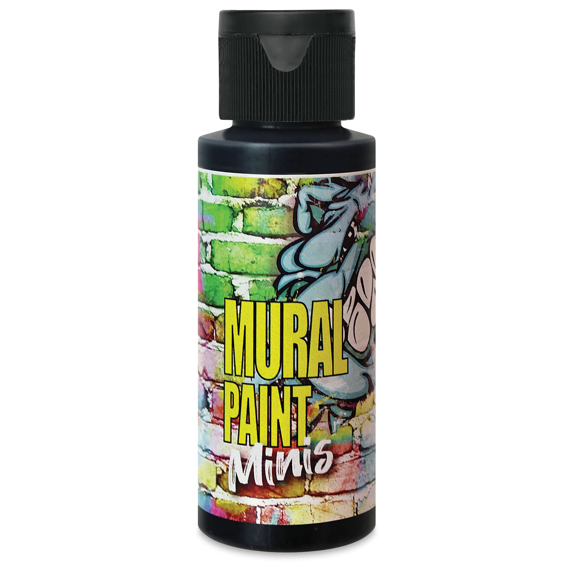 Chroma Acrylic Mural Paint - Blacktop Black, 2 oz bottle