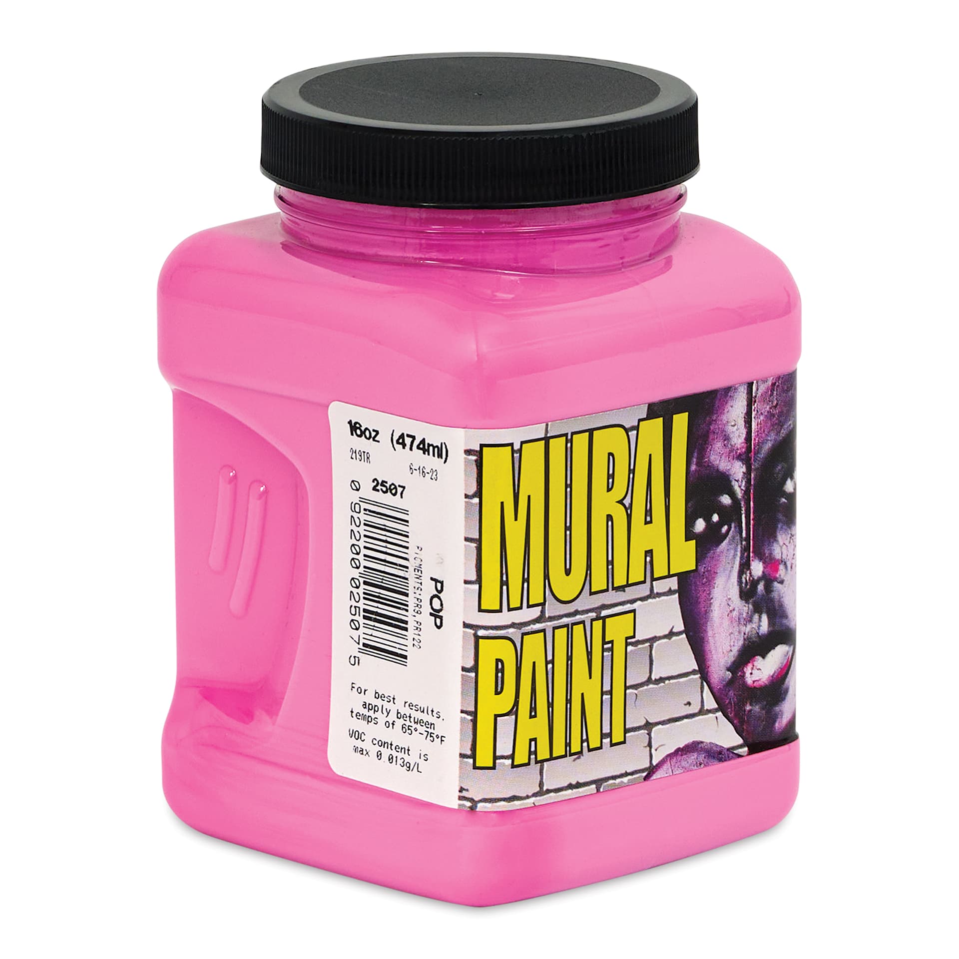 Chroma Acrylic Mural Paint - Pop, 16 oz Jar
