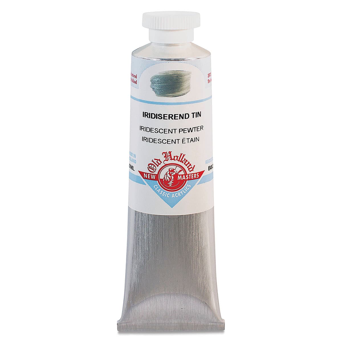 Old Holland New Masters Classic Acrylics - Iridescent Pewter, 60 ml tube