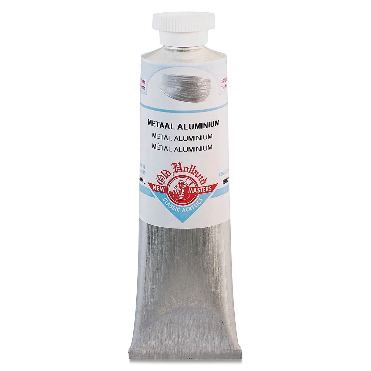Old Holland New Masters Classic Acrylics - Metallic Aluminum, 60 ml tube