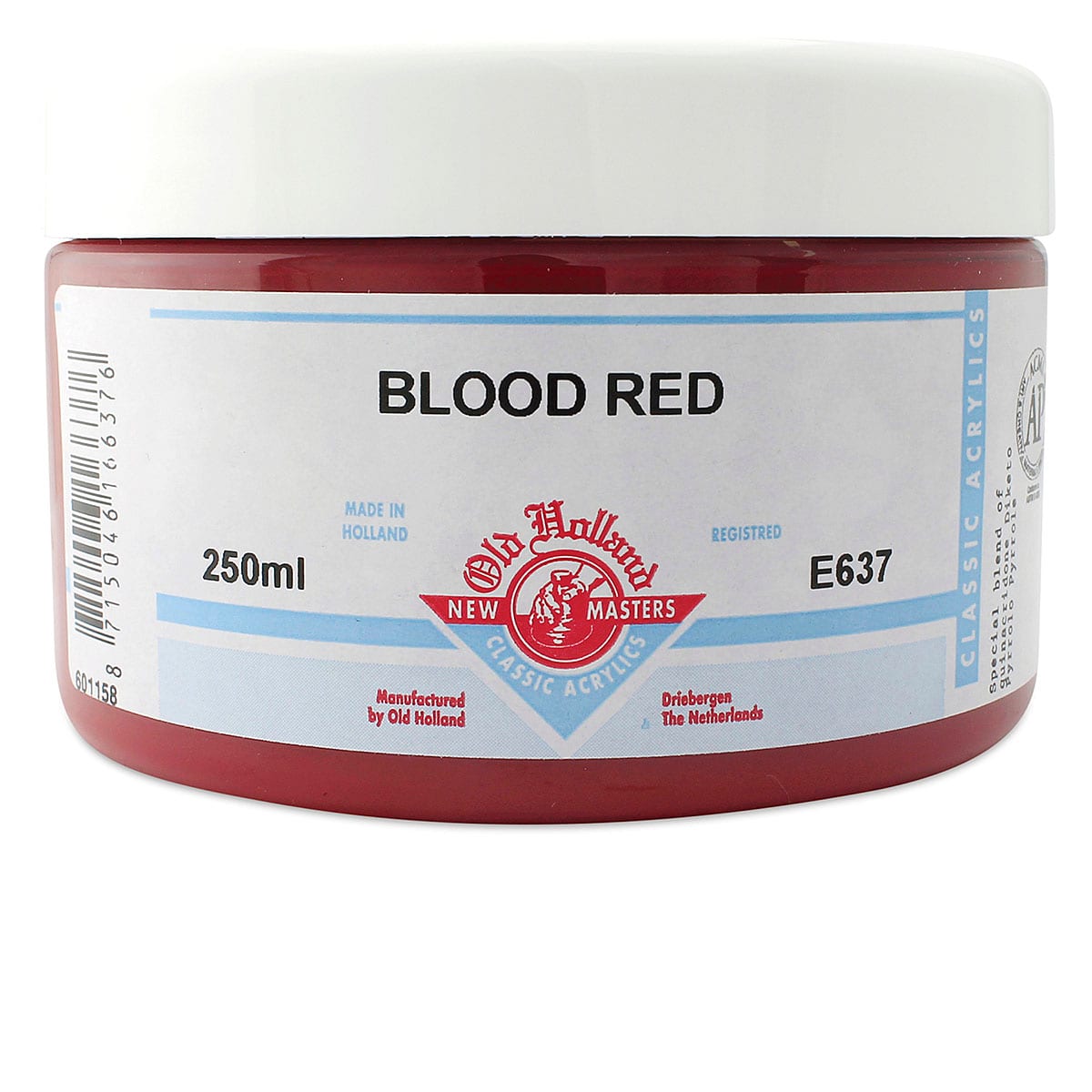 Old Holland New Masters Classic Acrylics - Blood Red, 250 ml jar