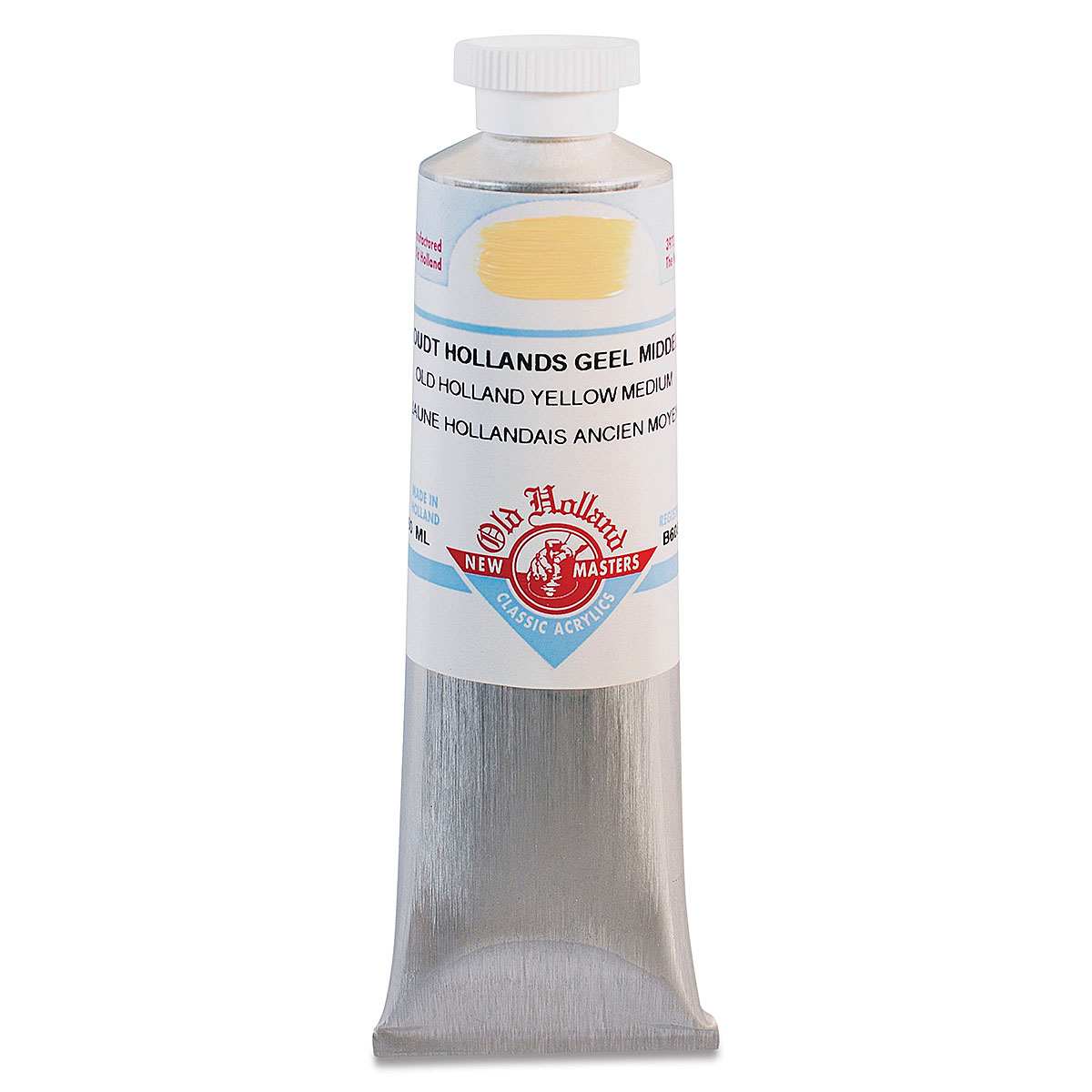Old Holland New Masters Classic Acrylics - Old Holland Yellow Medium. 60 ml tube
