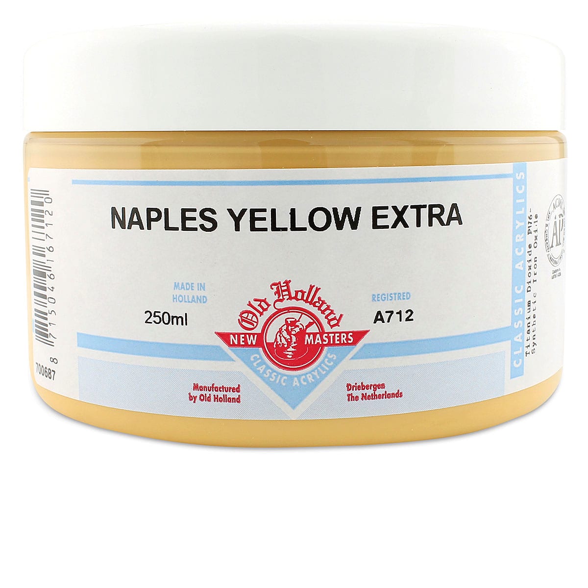 Old Holland New Masters Classic Acrylics - Naples Yellow Extra, 250 ml jar