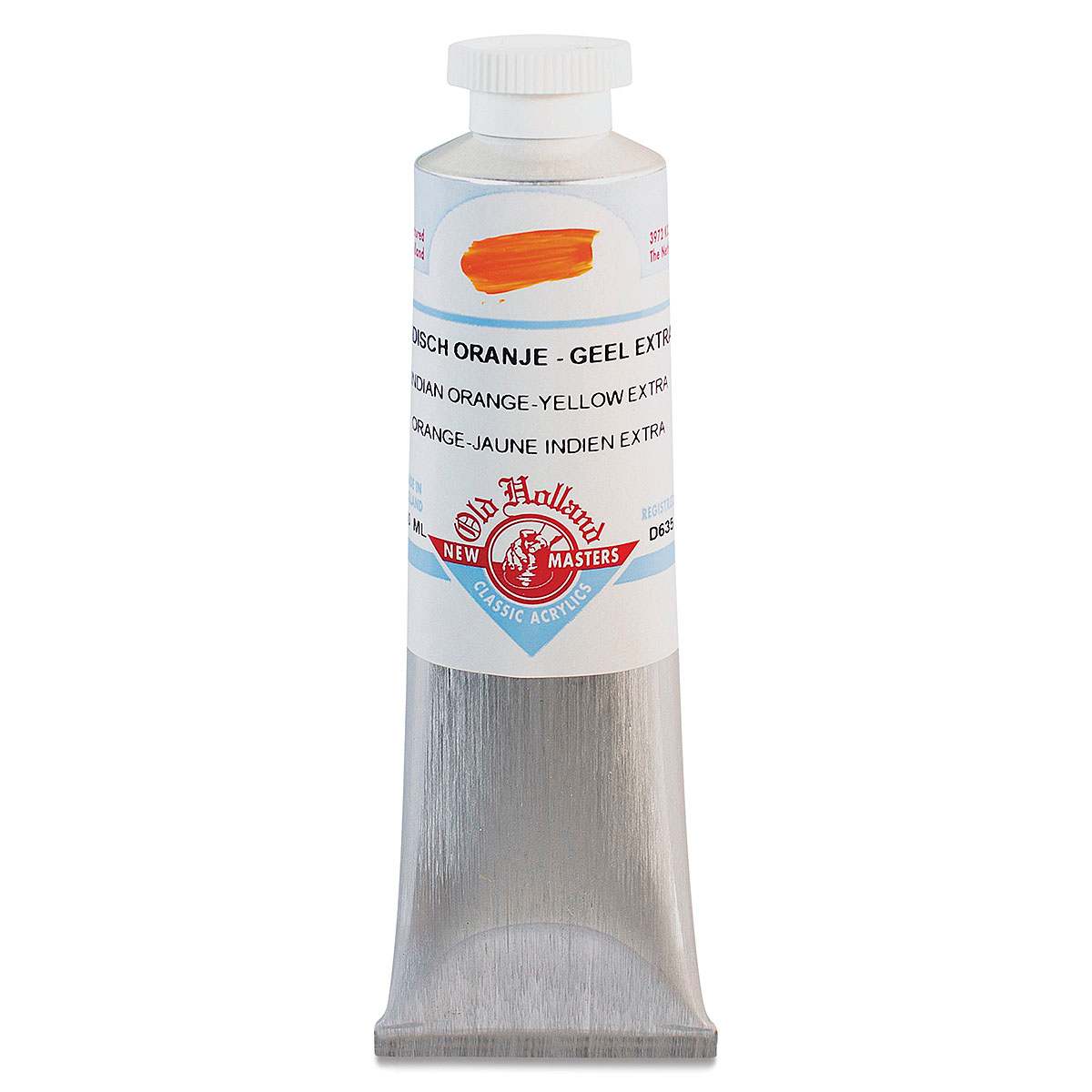Old Holland New Masters Classic Acrylics - Indian Orange-Yellow Extra, 60 ml tube