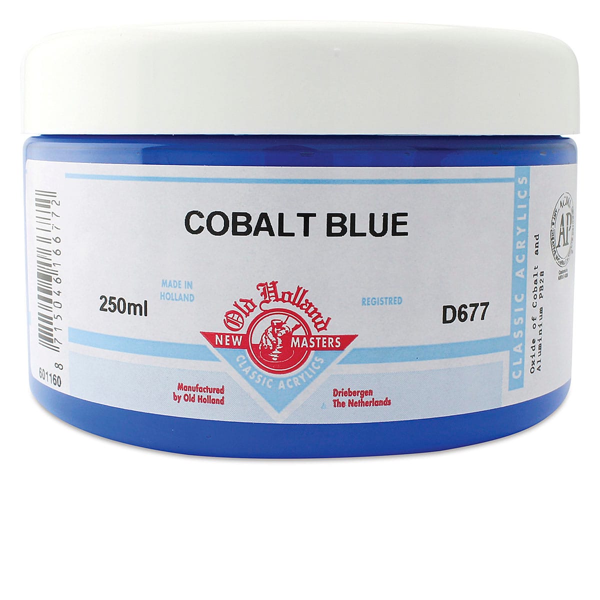 Old Holland New Masters Classic Acrylics - Cobalt Blue, 250 ml jar