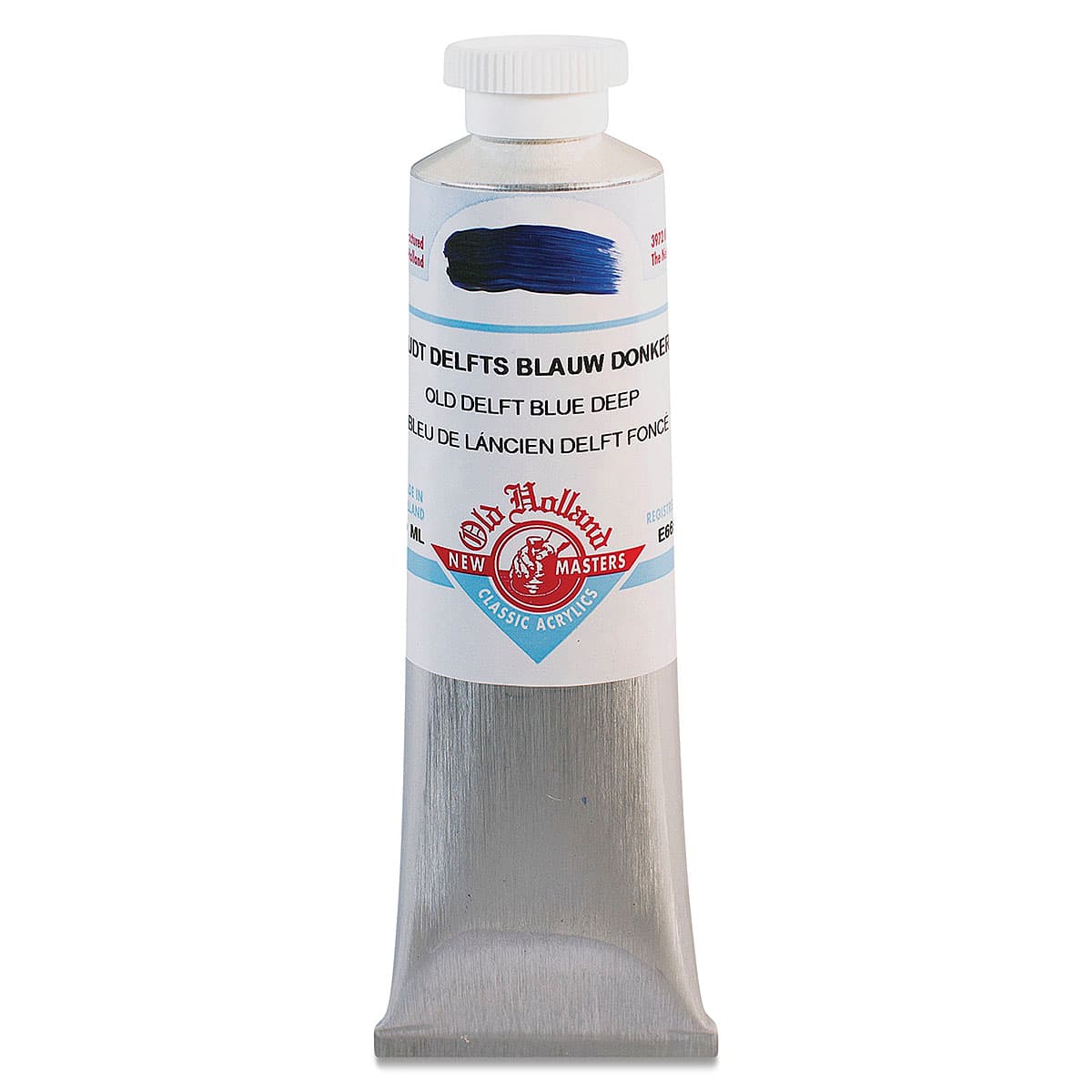 Old Holland New Masters Classic Acrylics - Old Delft Blue Deep, 60 ml tube