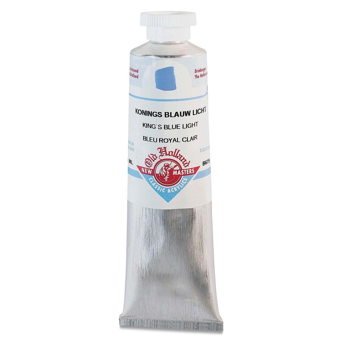 Old Holland New Masters Classic Acrylics - King's Blue Light, 60 ml tube