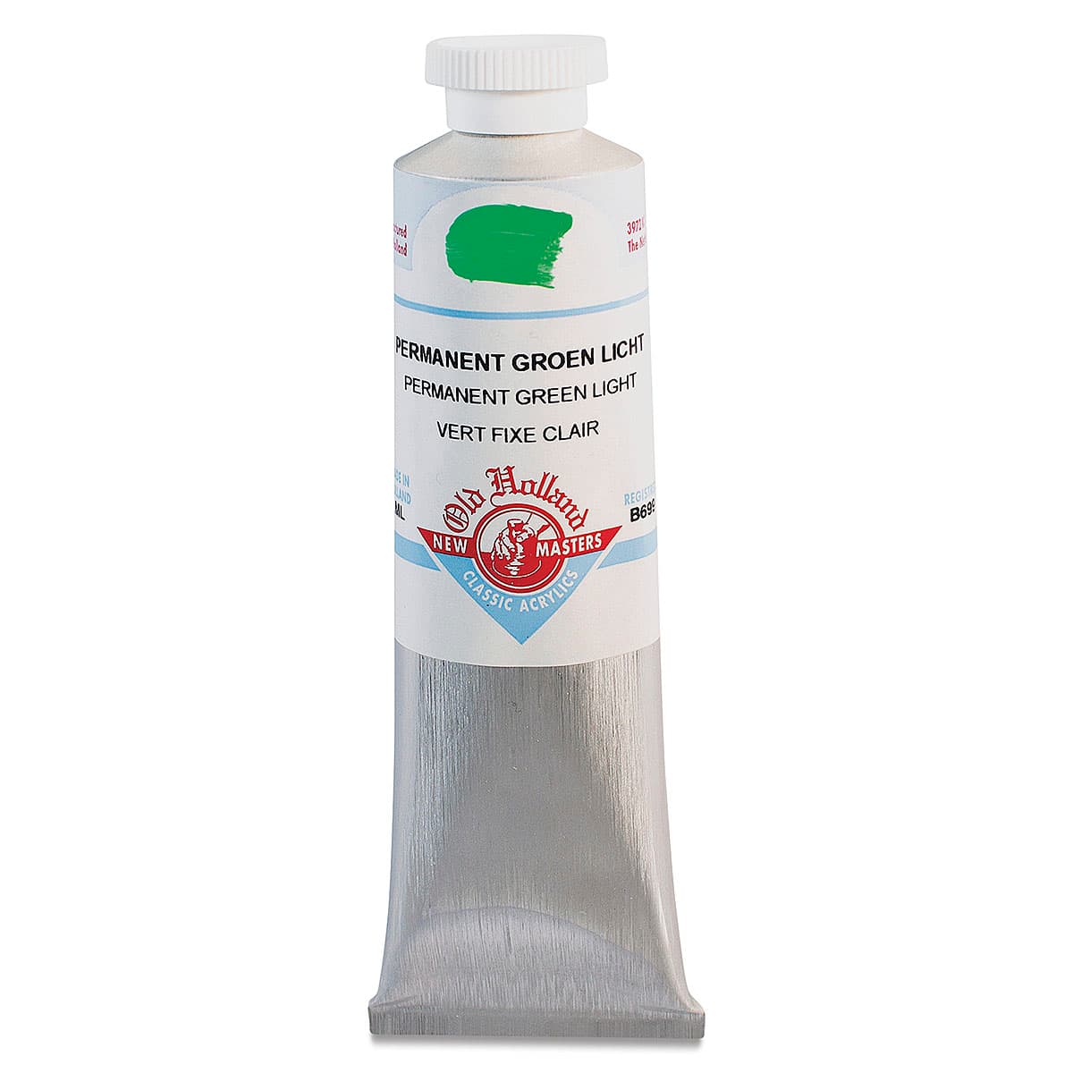 Old Holland New Masters Classic Acrylics - Permanent Green Light, 60 ml tube