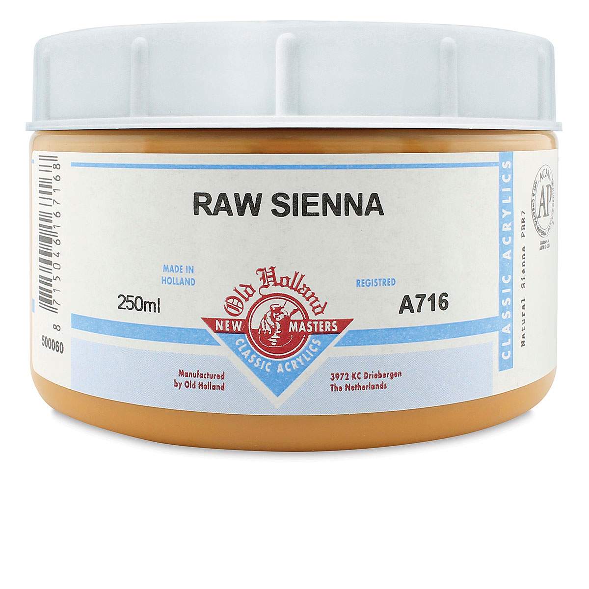 Old Holland New Masters Classic Acrylics - Raw Sienna, 250 ml jar