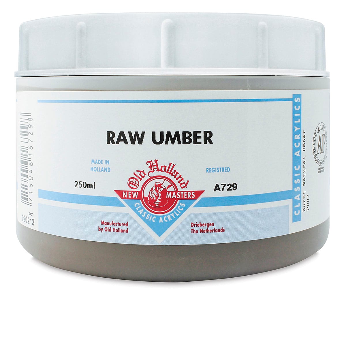 Old Holland New Masters Classic Acrylics - Raw Umber, 250 ml jar