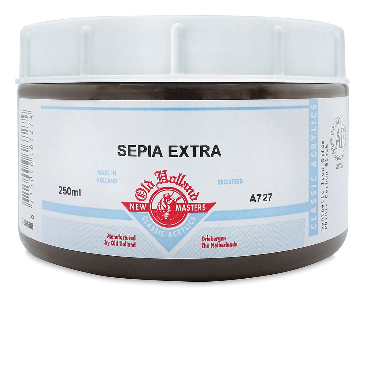 Old Holland New Masters Classic Acrylics - Sepia Extra, 250 ml jar