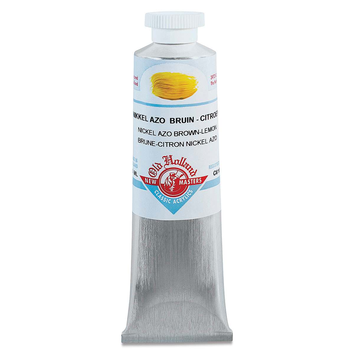 Old Holland New Masters Classic Acrylics - Nickel AZO Brown Lemon, 60 ml tube