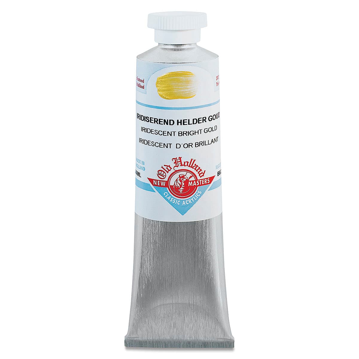 Old Holland New Masters Classic Acrylics - Iridescent Bright Gold, 60 ml tube